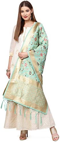 Sutram Women's Banarasi Silk Dupatta