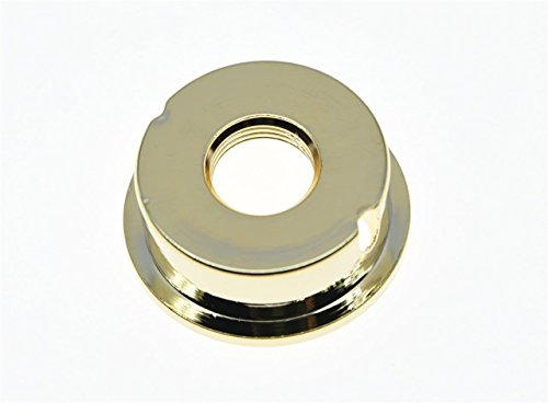 KAISH Gold Electric Guitar Jack 6.35mm Electrosocket Jack Plate for Tele Telecaster