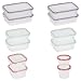 Snapware 24-Piece Airtight Food Storage Set, Plastic