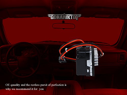 Blower Motor Resistor Kit G024R for 1999 2000 2001 2002 2003 2004 Jeep Grand Cherokee With Automatic Temperature Control (Replaces# 5012699AA,SMP RU-358, 973-424)