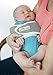 Anna & Eve® Baby Swaddle Strap for Newborns and Infants - 100% Cotton, No Overheating - The Original Arms Only - Adjustable Small Size Swaddle, Fits Chest 13.5