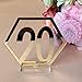 Velidy Table Numbers,1-20Wedding Acrylic Standing Table Numbers with Holder Base for Wedding, Party, Events or Catering Decoration (Gold)