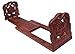Decorative Wooden Book or CD DVD Stand Rack Holder Shelf Folding Expandable Book End with Intricate Floral Hand Carvings