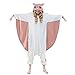 NEWCOSPLAY Flying Squirrel Costume Sleepsuit Adult Pajamas (M, Flying Squirrel)