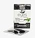 ToGoSpa, Bamboo Charcoal Under Eye Repair Mask, Collagen Under Eye Patches, Enriched With Ale Vera, Hyaluronic Acid, Lightens Skin Tone And Soothes Redness And Puffiness, Pack Of 6
