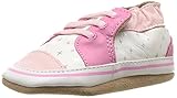Robeez Girls' Trendy Trainer Crib Shoe, Trendy Trainer Pink, 6-12 Months M US Infant