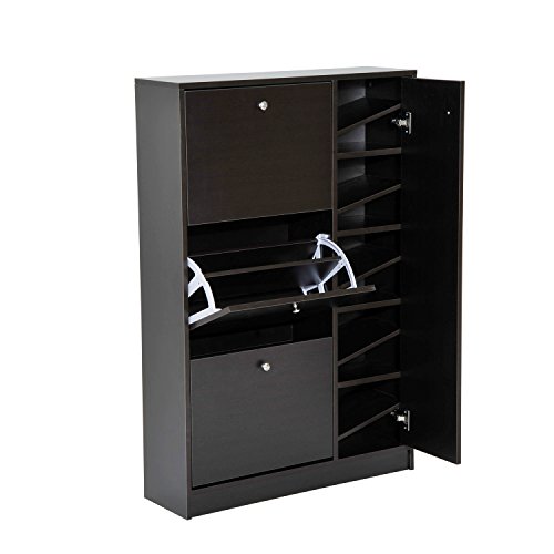 Buy Shoe Pull Out Door Organizer Closet Dark Brown