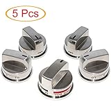 EBZ37189611(4 Pack) & EBZ37189609(1 Pack) Super Boil Knob Burner Range Control Knob Kit for LG Range Oven Gas Stove Knob Only Fits for LG LRG30355ST, LRG30357ST, LRG30855ST Gas Range