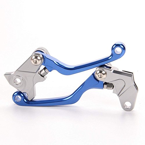 image for motor-mh Blue Pivot Dirt Bike Brake Clutch Levers for Yamaha TTR 125L/