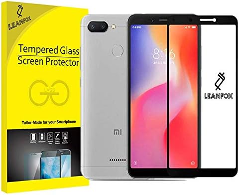 Leanfox Screen Guard for Redmi 6a Tempered Glass Screen Protector [Support in-Display Fingerprints Scanner] HD [Premium Quality] Edge to Edge [Full Coverage] Silky Slim Precisely-Engineered 11D Full Glue Tempered Glass Gorilla Screen Protector for Redmi 6a