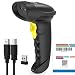 Barcode Scanner, Inateck QR Code Scanner, 2D, Wireless, Bluetooth, Read Screen, BCST-50 Black