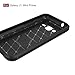 Ultra Light Carbon Fiber Armor ShockProof Brushed Silicone Grip Case For Samsung Galaxy J1 Mini Prime ( Color : Black )