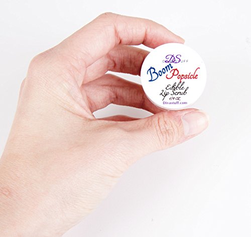 Diva Stuff Lip Scrubbie, 1/4 ounce of Fun Flavor For Soft Lips, Boom Popsicle