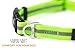 Mighty Paw Waterproof Dog Collar - Odor-Resistant Active Gear - Reflective Stripe Coated Nylon Webbing - Waterproof Dog Collar Swimming - Comfortable Dog Collar for All Dog Breeds - (Green, Large)