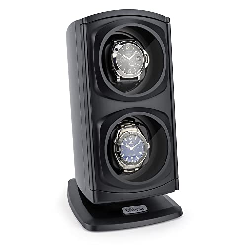 Watch Winder, Double Watch Winders for Automatic Watches, Watch Winder for Rolexs by Versa - Japanese Motor - No Magnetization