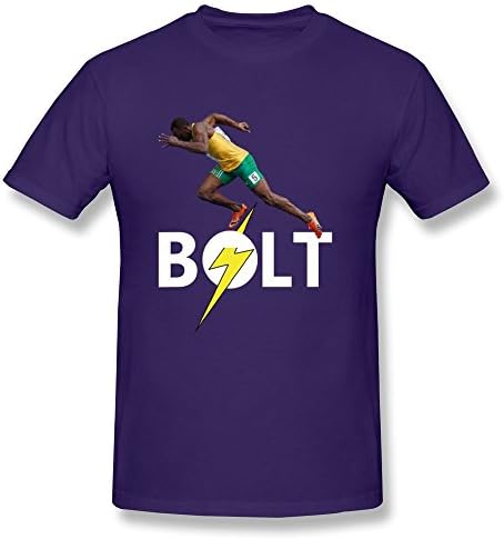 World Championships Usain Bolt Logo Men's Fashion Short Sleeve Tshirts O-Neck