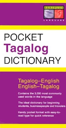 Pocket Tagalog Dictionary Tagalog English English Tagalog Periplus Pocket Dictionaries Kindle Edition By Perdon Renato Reference Kindle Ebooks Amazon Com