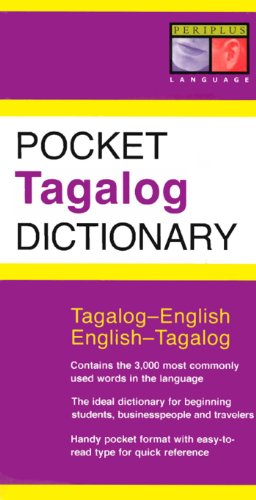 Download Pocket Tagalog Dictionary: Tagalog-English English-Tagalog (NONE)