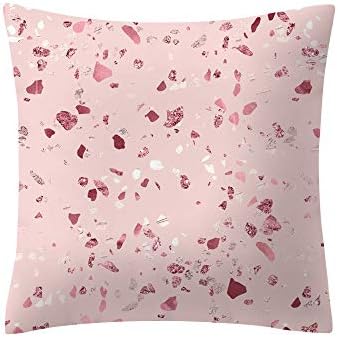 NEEKY Fashion Romantic Rose Gold Pink Cushion Cover Square Pillow Case Home Decoration Pillow Case