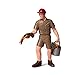 Lana Toys Farm People Doll Farmer Cleaning Worker Forester Breeder Figure Suitable for Animal Zoo Dinosaur World Scene Plastic Model Decor Collector Toy Gift