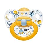 NUK Baby Pacifier 18-36 M Latex Boy Blue Soother Sea Horse Soother 4187-10