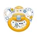 NUK Baby Pacifier 18-36 M Latex Boy Yellow ROBOTS Soother 7971-2