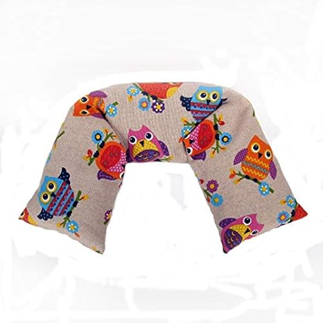 cojín aromaterapia con semillas de Lino y flores de Lavanda para ...