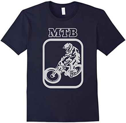 Men's MTB Downhill Freeride Mountain biking t-shirt Medium Navy