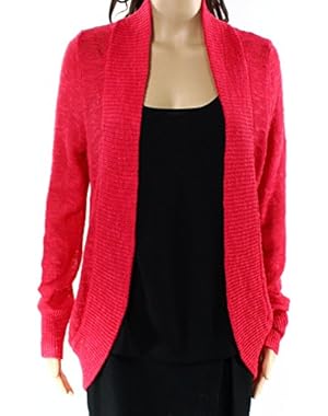 Calvin Klein Watermelon Womens Medium Cardigan Sweater Pink M