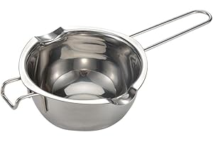 SundiooK Stainless Steel Melting Pot 304 for Chocolate Butter Cheese, Double Boiler Pot for Baking, Compatible with Gas Elect