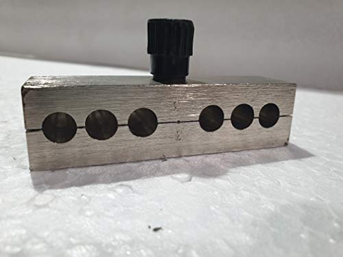 Suppository Mold & Mould 6 Hole Made of Brass and are Nickle Plated