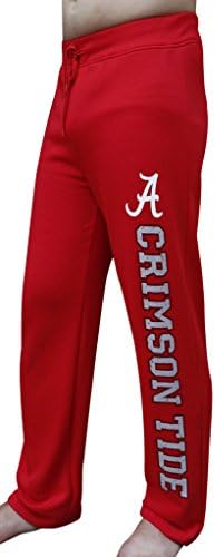 Men's Alabama Crimson Tide Sporty Sweatpants Pajamas Trousers - Red (Size: L)