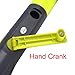 Emergency LED Flashlight, SOS Strobe, Windshield Hammer Window Breaker, Seatbelt Cutter,Weatherproof,Rechargeable Hand Crank Flashlight, Cell Phone Charger for Hurricane Survival Kit