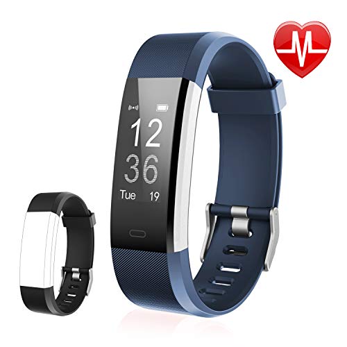 Letsfit Fitness Tracker with Heart Rate Monitor, IP67 Water Resistant Activity Tracker Watch, Smart Watch with Calorie Counter, Pedometer Watch for Kids Women and Men