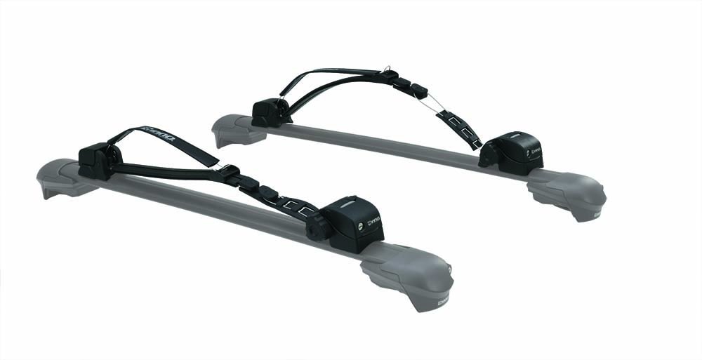 INNO INA446 Surf-Wind-Long Board Locking Roof Carrier W/Board Pads - Holds ( 1) Kayak Or (1) Canoe Or (2) SUP/Wind/Surf-Boards