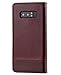 Galaxy Note 8 Case, Galaxy Note 8 Flip Case, Crosspace Galaxy Note 8 Wallet Case [Ultra Slim] PU Leather Magnetic Folio Book Stand Protective Cover with Card Slots for Samsung Galaxy Note 8 Coffee