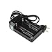 WindFire® BC09 Dual Channel Battery Charger Universal Auto off Intelligent Battery Charger for 18650/18500/14500/26650 AA Lithium Battery Lifepo4 Battery USA Plug Black
