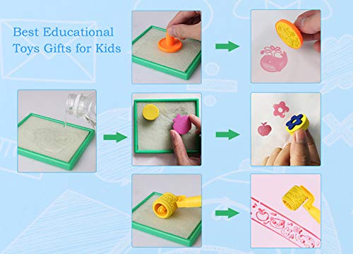 Dozod Aqua Magic Doodle Mat Extra Large Coloring Water Drawing Mat No Mess Educational Safe Toys Gift for Kids Toddlers Boys Girls Age 2 3 4 5 6 7 8 Year Old 40 X 30 Inches