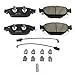 Power Stop 17-1549, Z17 Front Ceramic Brake Pads with Hardware