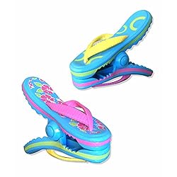 See O2COOL Flip Flop Boca Beach Towel Clip Details