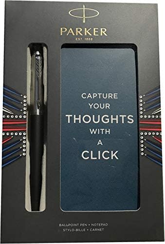 Amazon 新入学 お祝い プレゼント ギフトボックス入り パーカー オリジナルメモ付き ギフトセット ジョッター Xl マットブラック Ct ボールペン クローム仕上げのクリップ ブラックm Parker 油性ボールペン 文房具 オフィス用品
