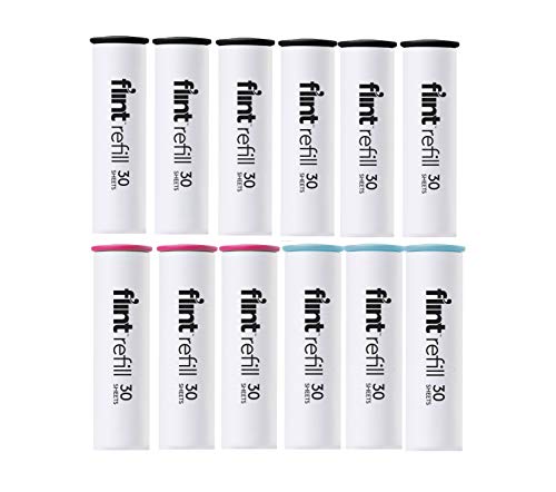 Flint Retractable Lint Roller Refills, 12 Pack, 30 Sheets Each, Solid Color Mix - Thumbnail 6