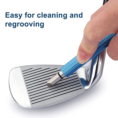 Bulex Golf Club Groove Sharpener, ReGrooving Tool and Cleaner for