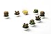 Decorative Scented Smokeless Cactus Tealight Candles, Cute Mini Succulent Plants Candles (Perfect for Home Decor/Birthday Gift/Wedding Props/House-Warming Party), Green, 12 pcs
