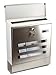 MPB918 AMOYLIMAI Modern Mail boxes Stainless Steel Windows Newspaper Holder Urban Mailboxes - REAL STAINLESS STEEL 0.6MM THICK
