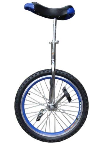 fantasycart Unicycle 20" in & Out Door Chrome Colored, Great Gift!!Skidproof tire! Thanksgiving Christmas