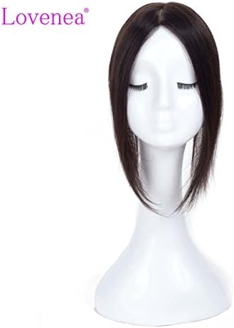 Toupee Brazilian Virgin Remy Huamn Hair Pieces For Women Closure Hair Length 15cm Natural Black