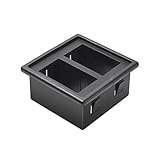 MicTuning MH002 2PCS Rocker Switch Holder Panel Housing Kit Fireproof ABS Plastic Black