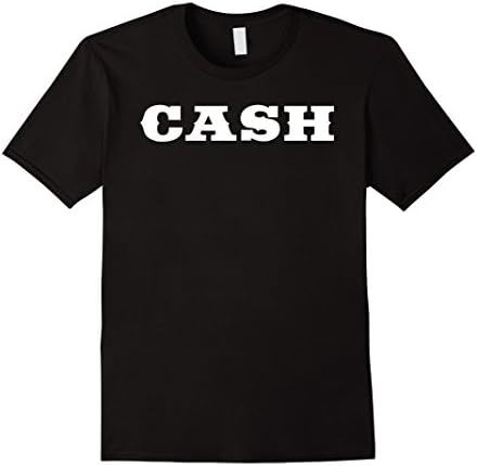 Mens Cash T-Shirt for Cash Rodeo Cowboy and Cowgirl Tee XL Black