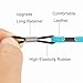 Ftojos 4 PCS Eyeglass Straps - Sunglasses String Holder Strap - Leather Glasses Chain Lanyard for Men Women and Kids - Adjustable Eyewear Retainer Cord